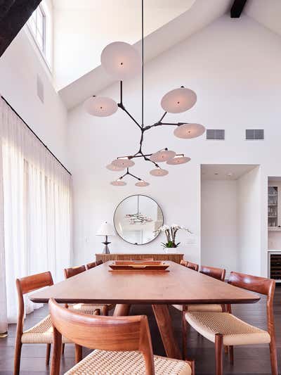  Modern Country House Dining Room. Haute Hudson Hideaway by Denton House Design Studio.