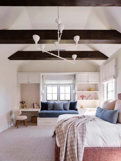  Contemporary Modern Eclectic Country House Bedroom. Haute Hudson Hideaway by Denton House Design Studio.