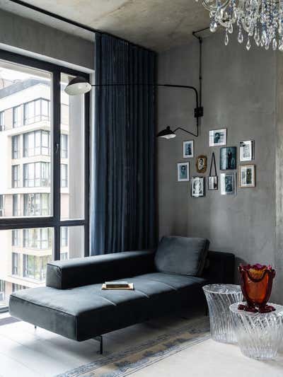  Bohemian French Apartment Living Room. Girls Only by Valeriya Razumova.