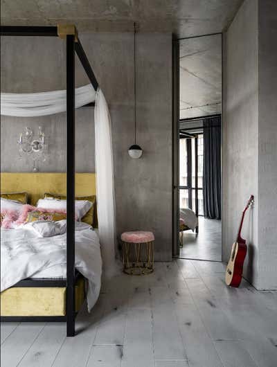  Eclectic Contemporary Apartment Bedroom. Girls Only by Valeriya Razumova.