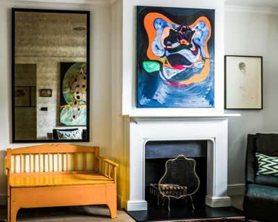  Eclectic Family Home Living Room. Brook Green Cottage by Balzar London.