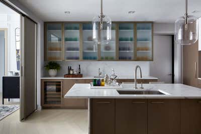  Transitional Kitchen. 200 Amsterdam Model Residence by Bennett Leifer Interiors.