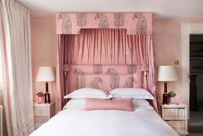 Maximalist Country House Bedroom. Dorset Farmhouse by Samantha Todhunter Design Ltd..