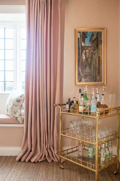  Eclectic Country House Bar and Game Room. Dorset Farmhouse by Samantha Todhunter Design Ltd..