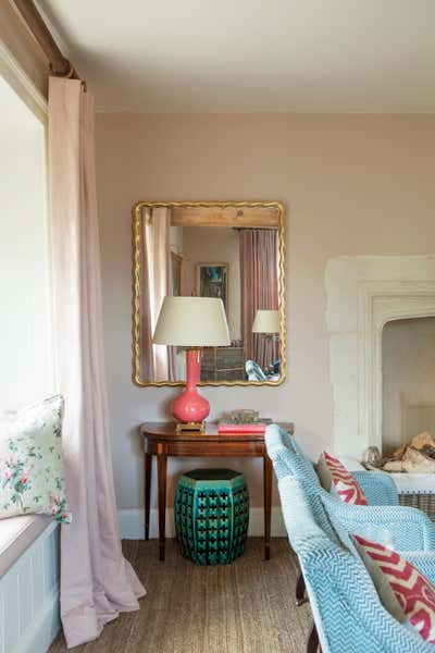  Eclectic Country House Living Room. Dorset Farmhouse by Samantha Todhunter Design Ltd..