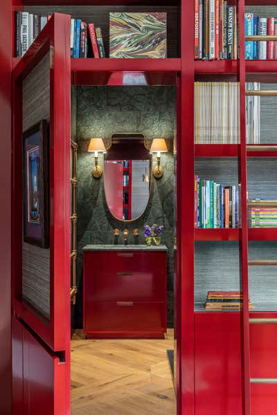  Contemporary Family Home Office and Study. Wimbledon by Samantha Todhunter Design Ltd..
