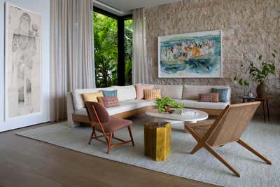  Mid-Century Modern Living Room. DILIDO by Sandra Weingort Design & Interiors.