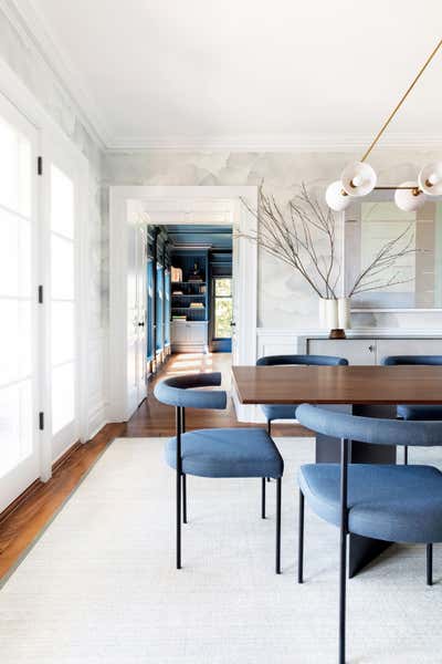  Transitional Family Home Dining Room. Westport IV by Chango & Co..