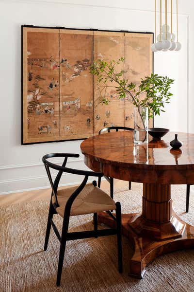  Transitional Apartment Dining Room. Phelps Place by Nicholas Potts Studio.