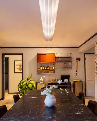  Contemporary Eclectic Family Home Dining Room. Huntley Home by Kevin Klein Design.