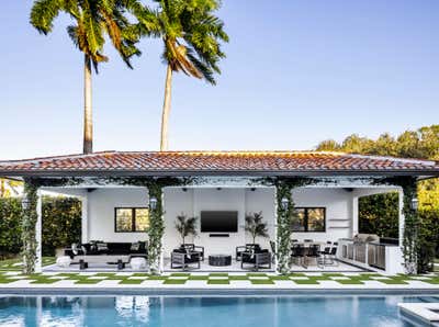 Modern Family Home Patio and Deck. Florida Project by JWS Interiors.