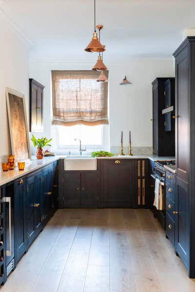  Contemporary Eclectic Bachelor Pad Kitchen. Putney Mews by Anouska Tamony Designs.