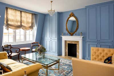  French Apartment Living Room. Warwick Avenue Classical by Anouska Tamony Designs.