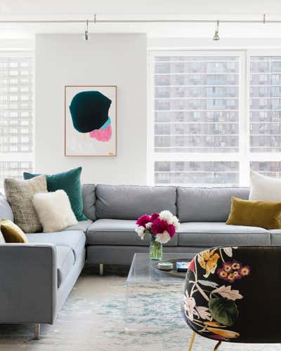  Contemporary Apartment Living Room. Carnegie Hill by Revamp Interior Design.