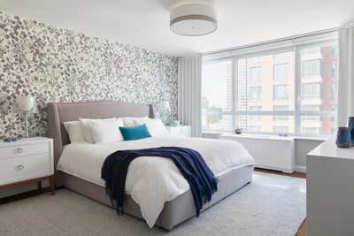 Contemporary Apartment Bedroom. Carnegie Hill by Revamp Interior Design.