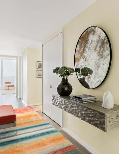  Eclectic Apartment Entry and Hall. 50 West by Revamp Interior Design.
