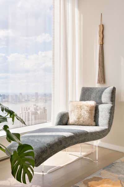 Eclectic Apartment Bedroom. 50 West by Revamp Interior Design.