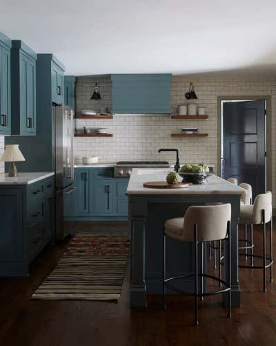  Transitional Family Home Kitchen. Chapel Hill by Luka Sanders Interiors.