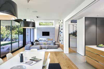  Minimalist Family Home Open Plan. Floating Boxes by Maydan Architects.