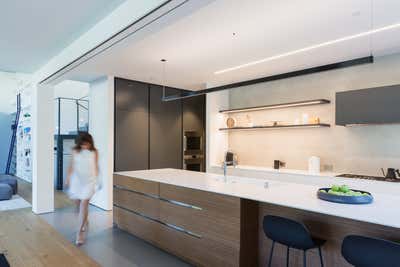  Minimalist Family Home Kitchen. Floating Boxes by Maydan Architects.