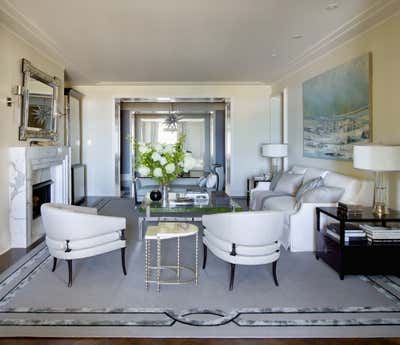  Art Deco Living Room. Palmolive Apartment by Craig & Company.