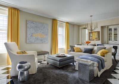  Art Deco Living Room. Palmolive Apartment by Craig & Company.