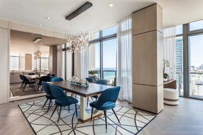 Modern Apartment Dining Room. W HOTEL SOUTH BEACH PENTHOUSE by Sofia Joelsson Design Studio.