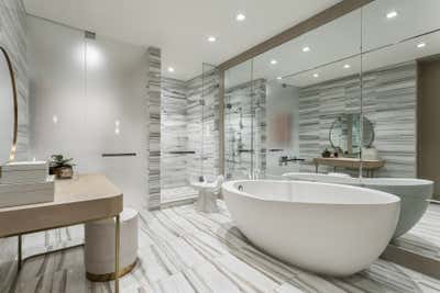 Modern Apartment Bathroom. W HOTEL SOUTH BEACH PENTHOUSE by Sofia Joelsson Design Studio.