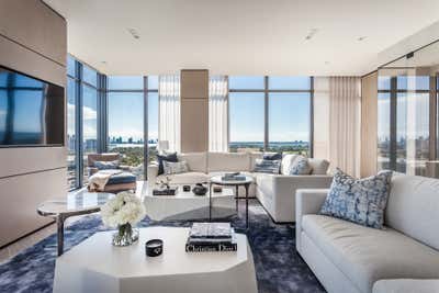  Modern Apartment Living Room. W HOTEL SOUTH BEACH PENTHOUSE by Sofia Joelsson Design Studio.