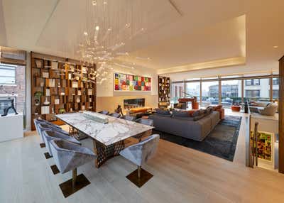  Modern Open Plan. Great Jones Penthouse  by Sofia Joelsson Design Studio.