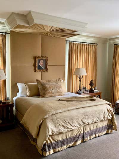 Mediterranean Country House Bedroom. Hudson Valley Estate by White Webb LLC.