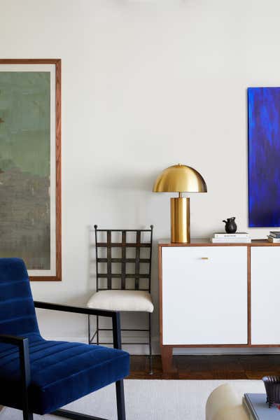  Art Deco Scandinavian Apartment Living Room. East 68th Street by Julia Baum Interiors.