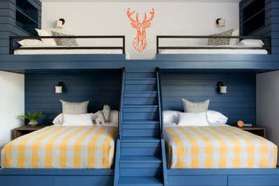 Contemporary Vacation Home Children's Room. Yellowstone Club Retreat by Niche Interiors.