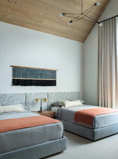 Contemporary Bedroom. Yellowstone Club Retreat by Niche Interiors.