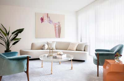  Contemporary Mid-Century Modern Family Home Living Room. Jackson Square by Niche Interiors.