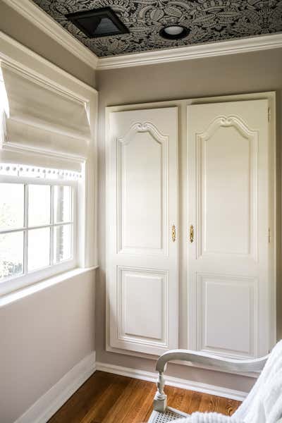  English Country Traditional Family Home Storage Room and Closet. Westchester Colonial by Duck Egg Blue LLC.