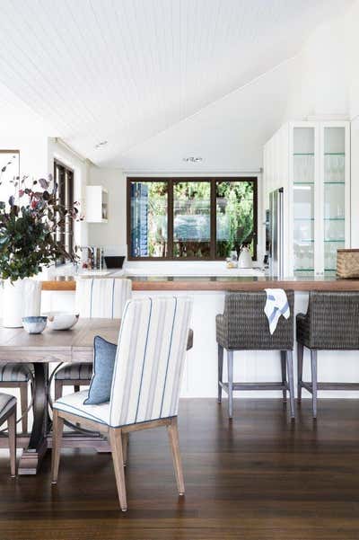 Beach Style British Colonial Family Home Kitchen. Rockpool by Kate Nixon.