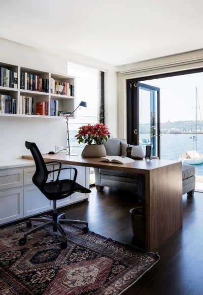  Coastal Country Family Home Office and Study. Rockpool by Kate Nixon.