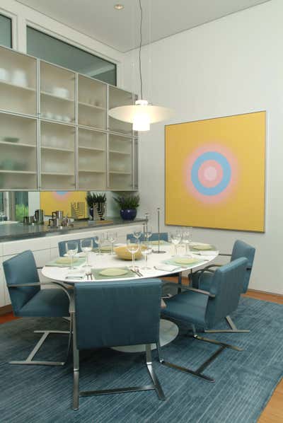  Modern Family Home Dining Room. COURTYARD HOUSE by Christine A.L. Restaino Architect P.C..