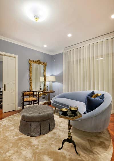  Regency Living Room. The Blue House by OMNU.