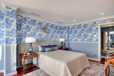  Regency Arts and Crafts Family Home Bedroom. The Blue House by OMNU.