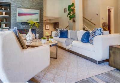  Hollywood Regency Vacation Home Living Room. Woodland Hills Estate by Yvonne Randolph LLC.