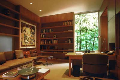  Modern Family Home Office and Study. COURTYARD HOUSE by Christine A.L. Restaino Architect P.C..