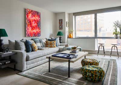  Eclectic Living Room. New York Pied A Terre by Peti Lau Inc.