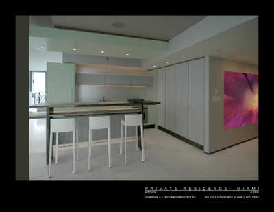  Modern Apartment Kitchen. MIAMI PENTHOUSE APARTMENT by Christine A.L. Restaino Architect P.C..
