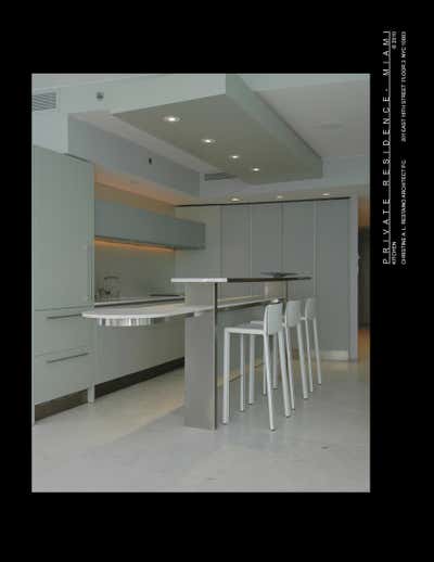  Modern Apartment Kitchen. MIAMI PENTHOUSE APARTMENT by Christine A.L. Restaino Architect P.C..