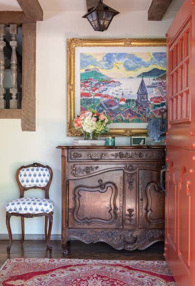 Traditional Entry and Hall. Cottage in Lakewood by Kim Armstrong interior design.