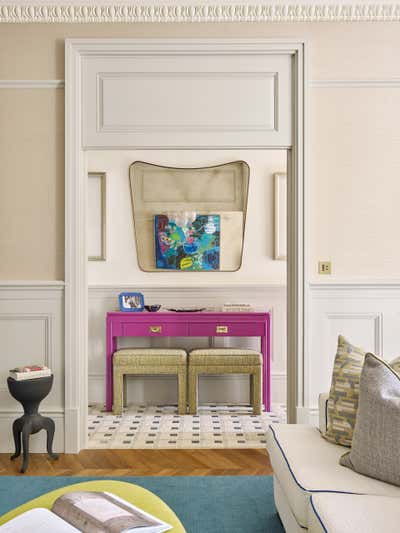 Eclectic Entry and Hall. Comfortably Chic by Studio L London.
