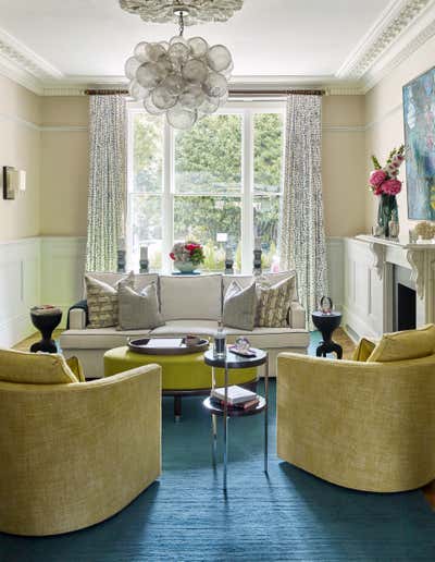 Eclectic Living Room. Comfortably Chic by Studio L London.