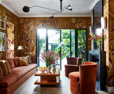  Art Nouveau Art Deco Family Home Living Room. Anne Boone House by Ceara Donnelley Ltd. Co..